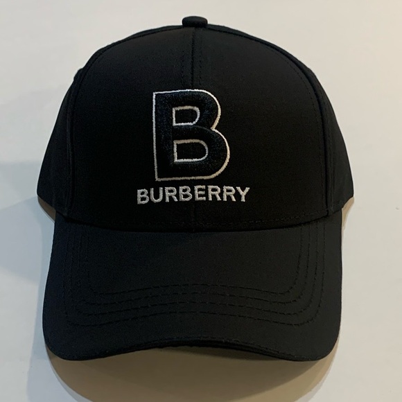 Black Burberry Hat - Picture 1 of 8